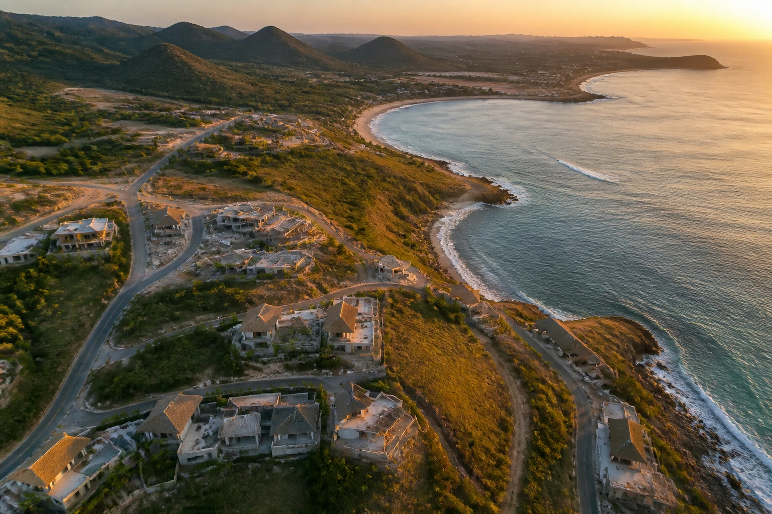 South Lombok's developing coastline