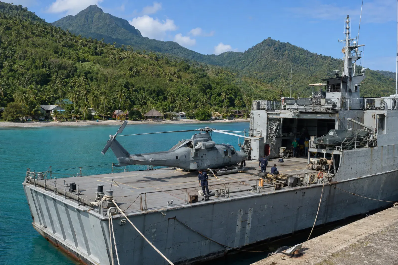 Indonesia Plans Helicopter-Base Carrier for Disaster Response