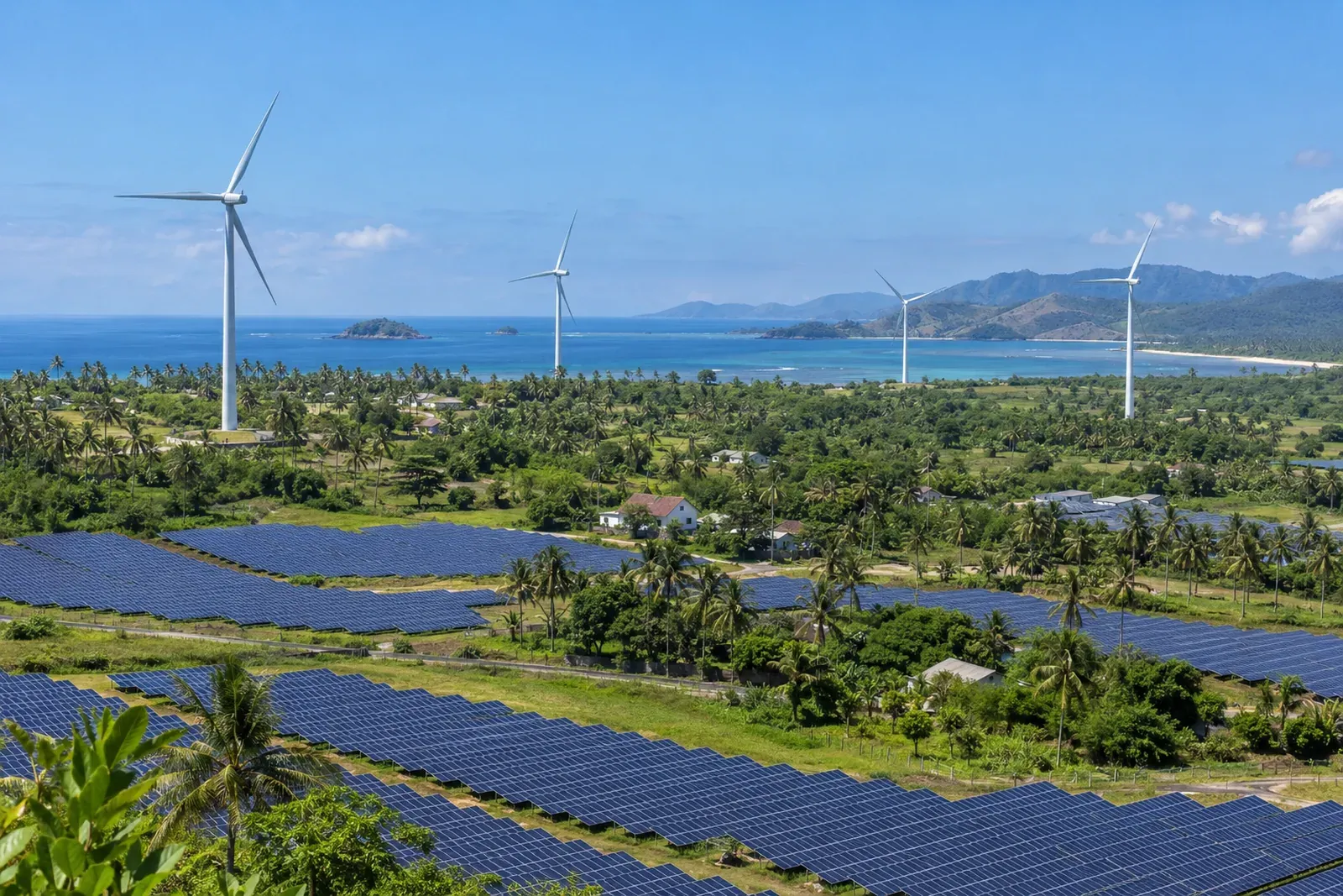 Indonesia’s 100-GWp Solar Ambition Meets Its Grid Test