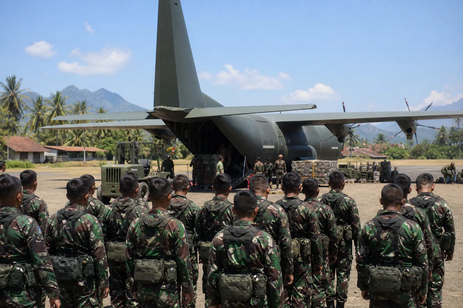 Indonesian Navy Deploys 217 Marines to Support NTT Earthquake Recovery