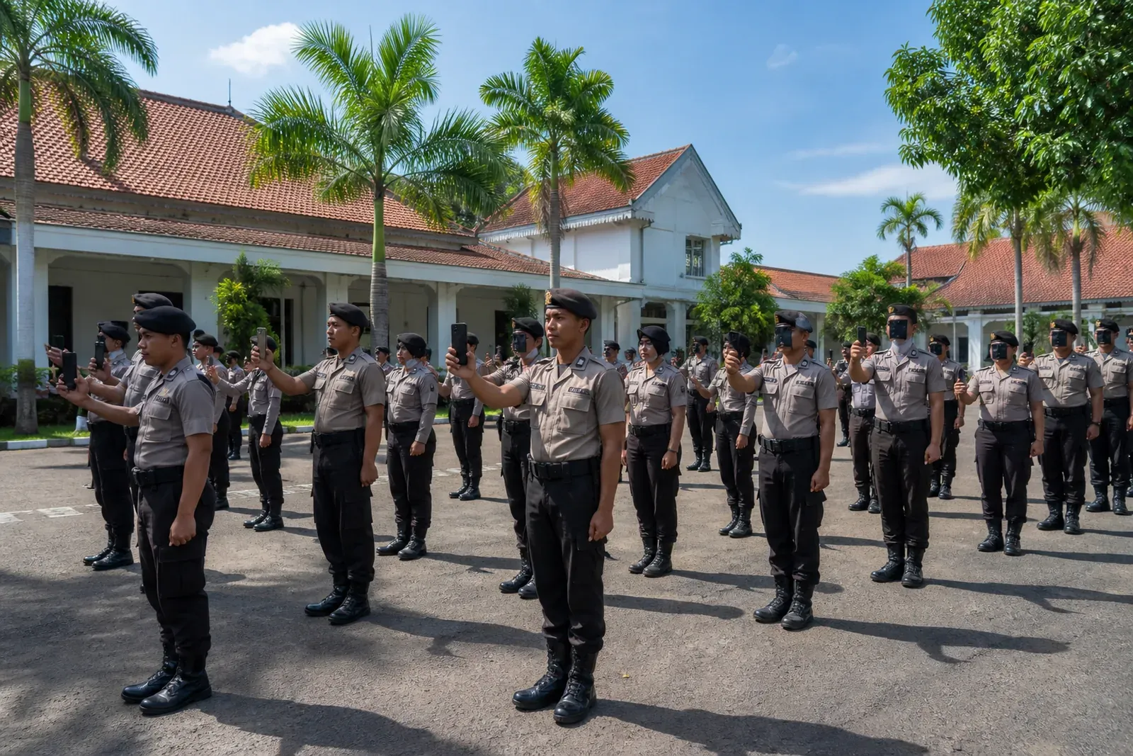 Mataram Police Inspect Officers’ Phones for Illegal Digital Activity