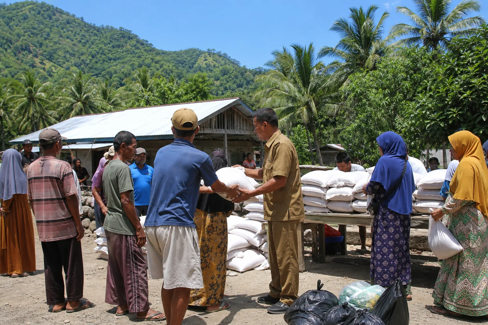 President’s earthquake relief reaches Maumere as NTT response expands