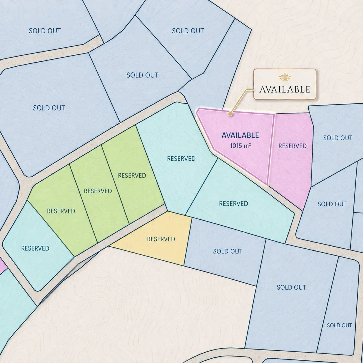 Freehold Land of 10 Are with Ocean View in Prabu photo