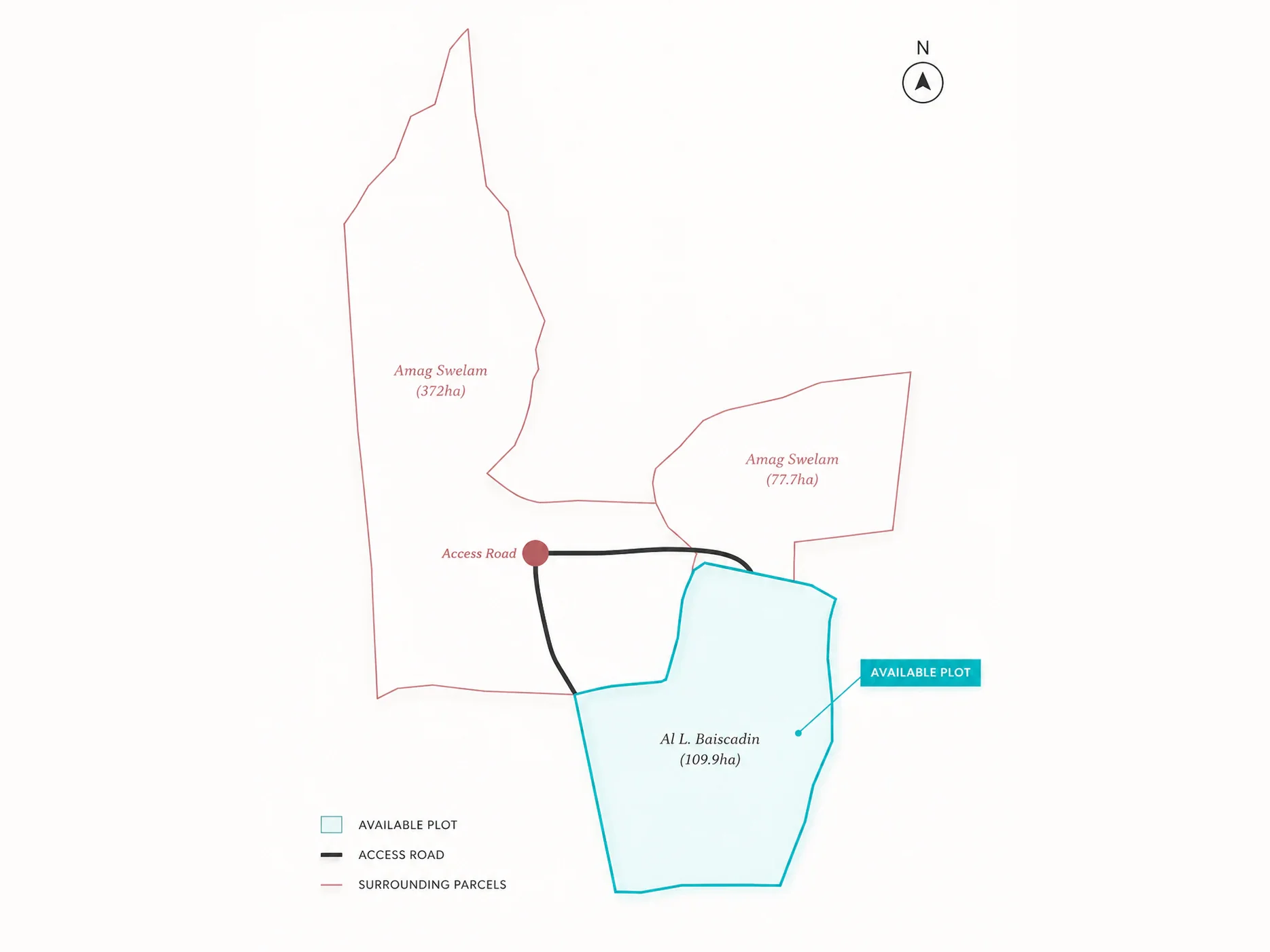 Freehold Land of 1.1 Hectares with Views over Two Bays in Mawun photo